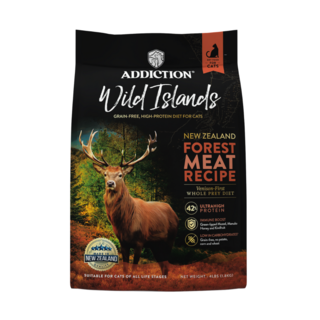 Addiction Wild Islands Forest Meat Recipe Venison-First Dry Cat Food