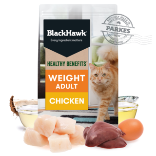 Black Hawk Healthy Benefits Adult Weight Chicken Dry Cat Food