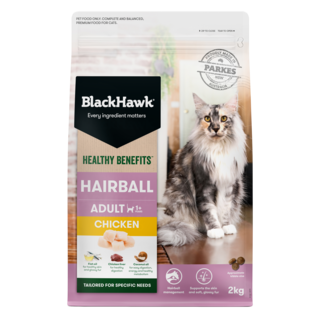 Black Hawk Healthy Benefits Adult Hairball Chicken Dry Cat Food