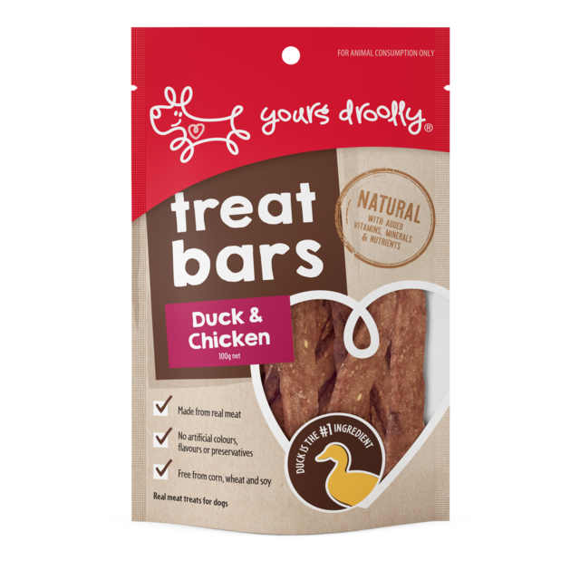 Yours Droolly Treat Duck & Chicken Dog Treats - Product Image