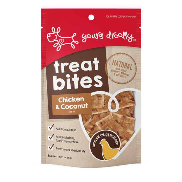 Yours Droolly Chicken & Coconut Dog Treats - Product Image