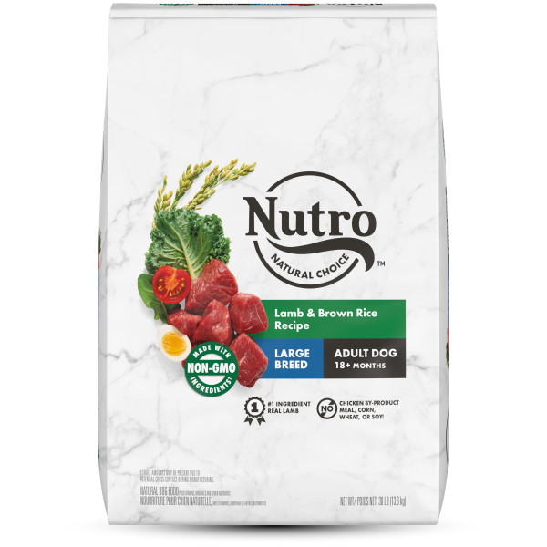Nutro Natural Choice Large Breed Adult Lamb & Brown Rice Dry Dog Food - Product Image