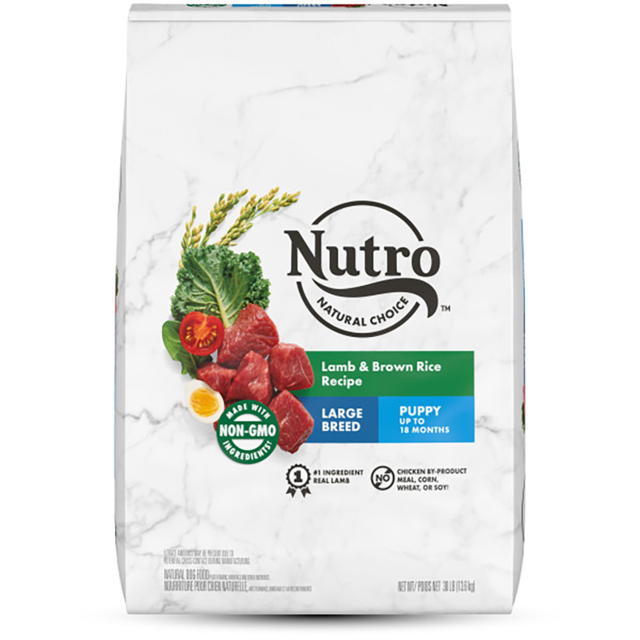 Nutro Natural Choice Large Breed Puppy Lamb & Brown Rice Dry Food - Product Image