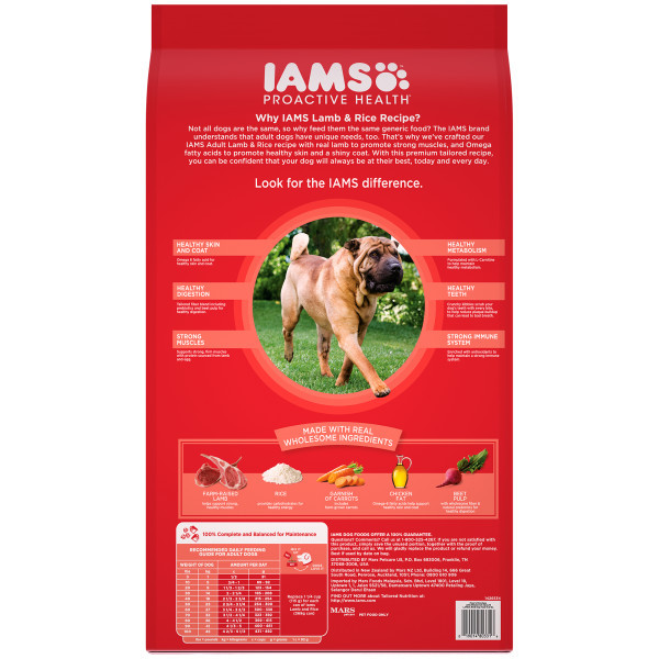 IAMS Proactive Health Adult Lamb & Rice Dry Dog Food - Product Image 1