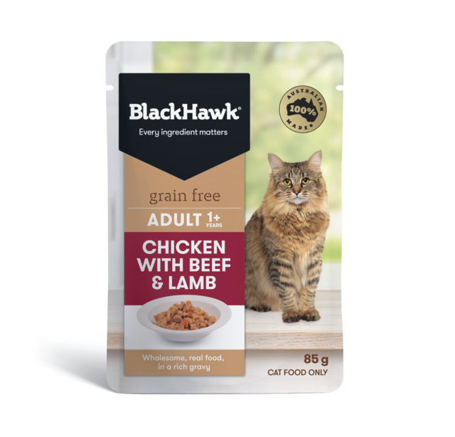 Black Hawk Grain Free Adult Chicken with Beef & Lamb Wet Cat Food - Product Image 2