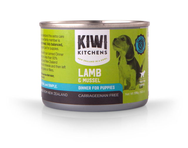 Kiwi Kitchens Lamb & Mussels Wet Puppy Food Cans - Product Image