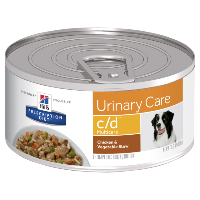 Hill's Prescription Diet c/d Multicare Urinary Care Chicken & Vegetable Stew Canned  Dog Food - Product Image
