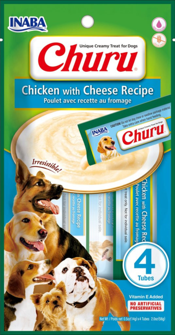 Inaba Churu Chicken with Cheese Dog Treats - Product Image 1