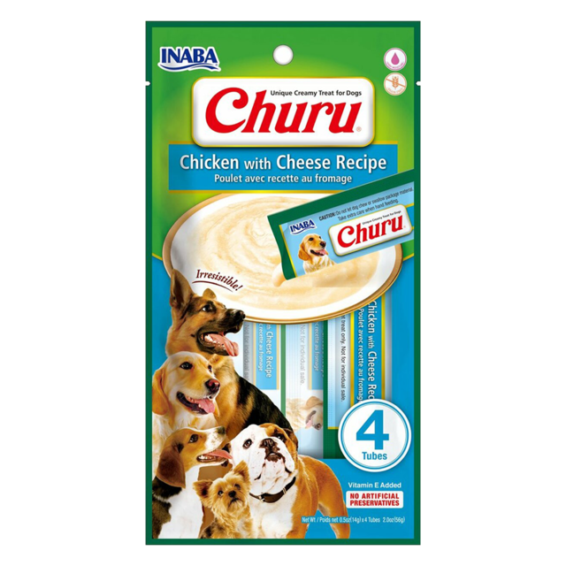 Inaba Churu Chicken with Cheese Dog Treats - Product Image