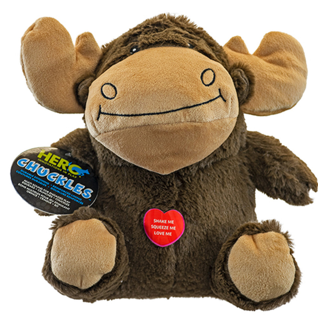 Hero Chuckles Moose Dog Toy - Product Image