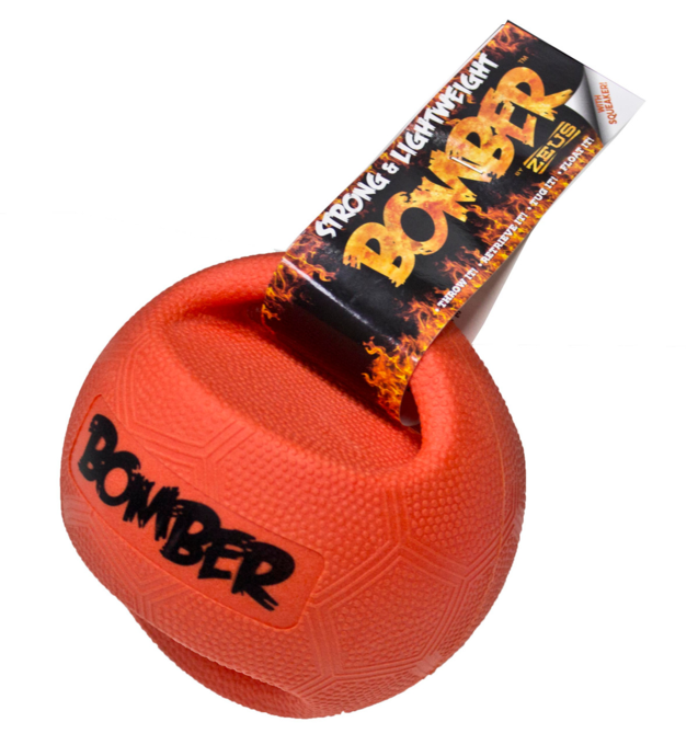 Zeus Bomber Ball with Squeaker Dog Toy - Product Image 0