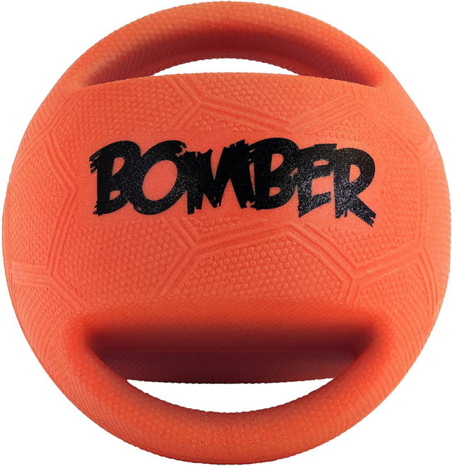Zeus Bomber Ball with Squeaker Dog Toy - Product Image